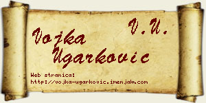 Vojka Ugarković vizit kartica